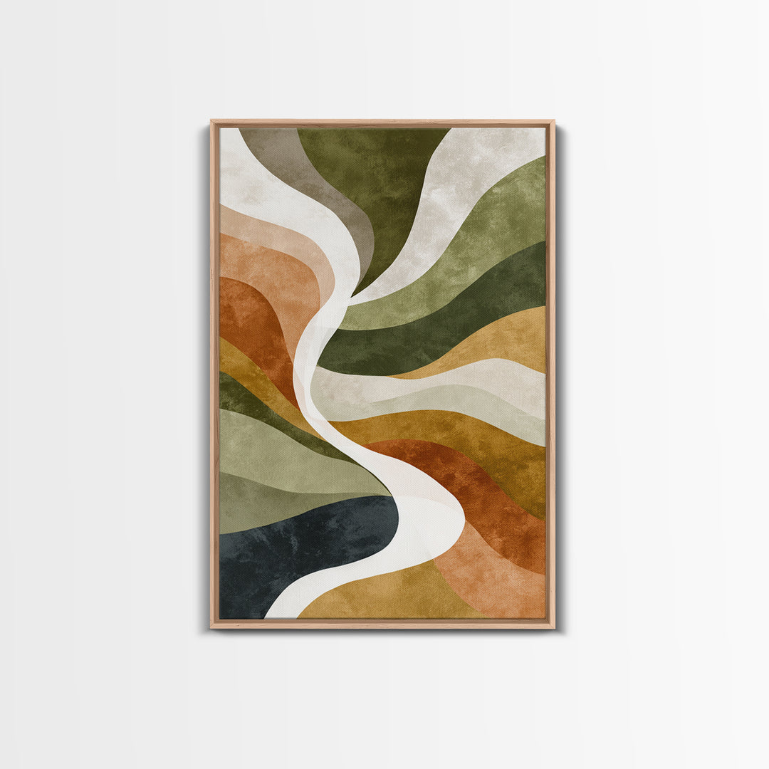 Abstract Organic Shapes Canvas Print, Living Room Art, Art Print, Living Room Decor, Abstract Art, Living, New Home Gift, LIR-2x3-23