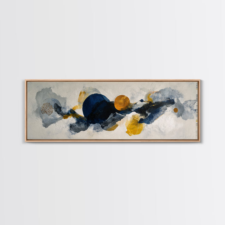 Monochrome Stone Texture Abstraction Canvas Print, Living Room Art, Bedroom Wall Art, Living Room Decor, Abstract Art, Living, LIR-3x1-85