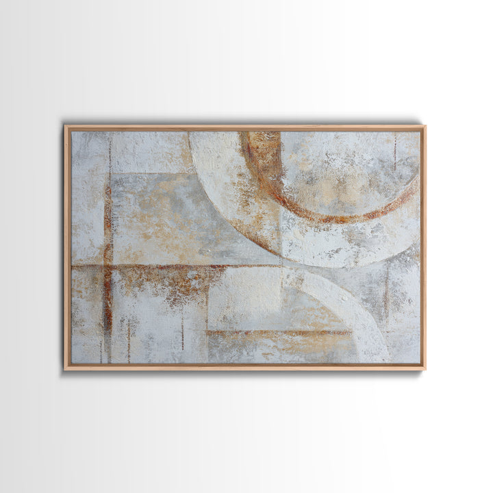 Textured Plaster Abstract Canvas Print, Living Room Art, Living Room Wall Art, Living Room Decor, Abstract Art, Living, LIR-3x2-33