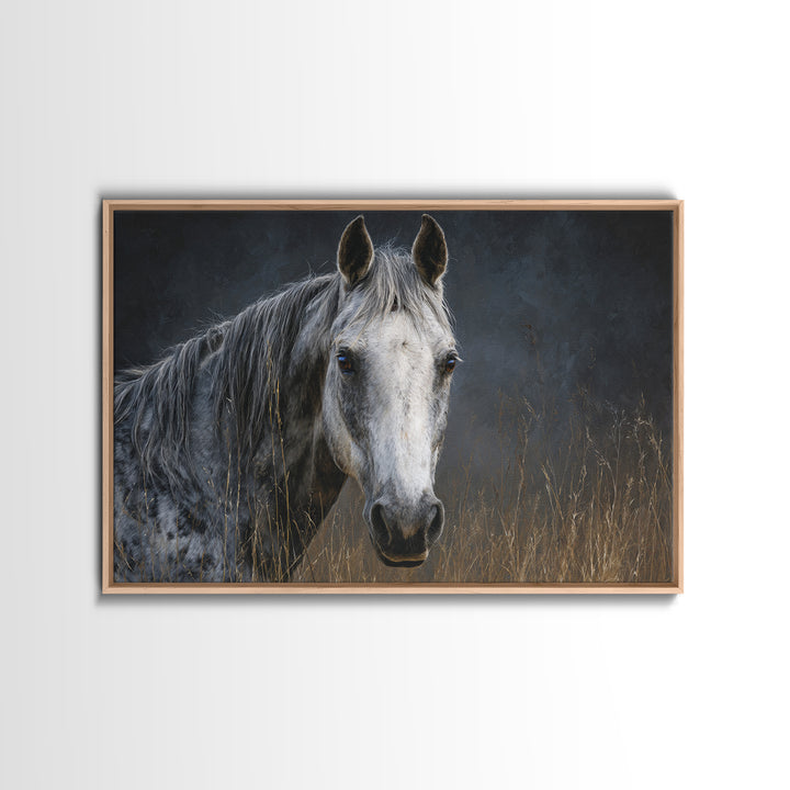 Contemporary Horse Portrait Canvas Print, Living Room Art, New Home Gift, Living Room Decor, Fine Art, Living, Gallery Decor, LIR-3x2-62
