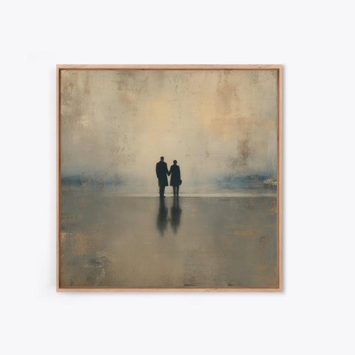 Diplomatic Handshake Silhouette Canvas Print, Law Office Art, Metal Wall Decor, Office Decor, Abstract Art, Counsel, LOA-1x1-19