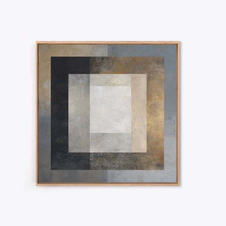 Balanced Geometric Forms Symbolizing Fairness Canvas Print, Law Office Art, Lawyer Office Decor, Office Decor, Counsel, LOA-1x1-29