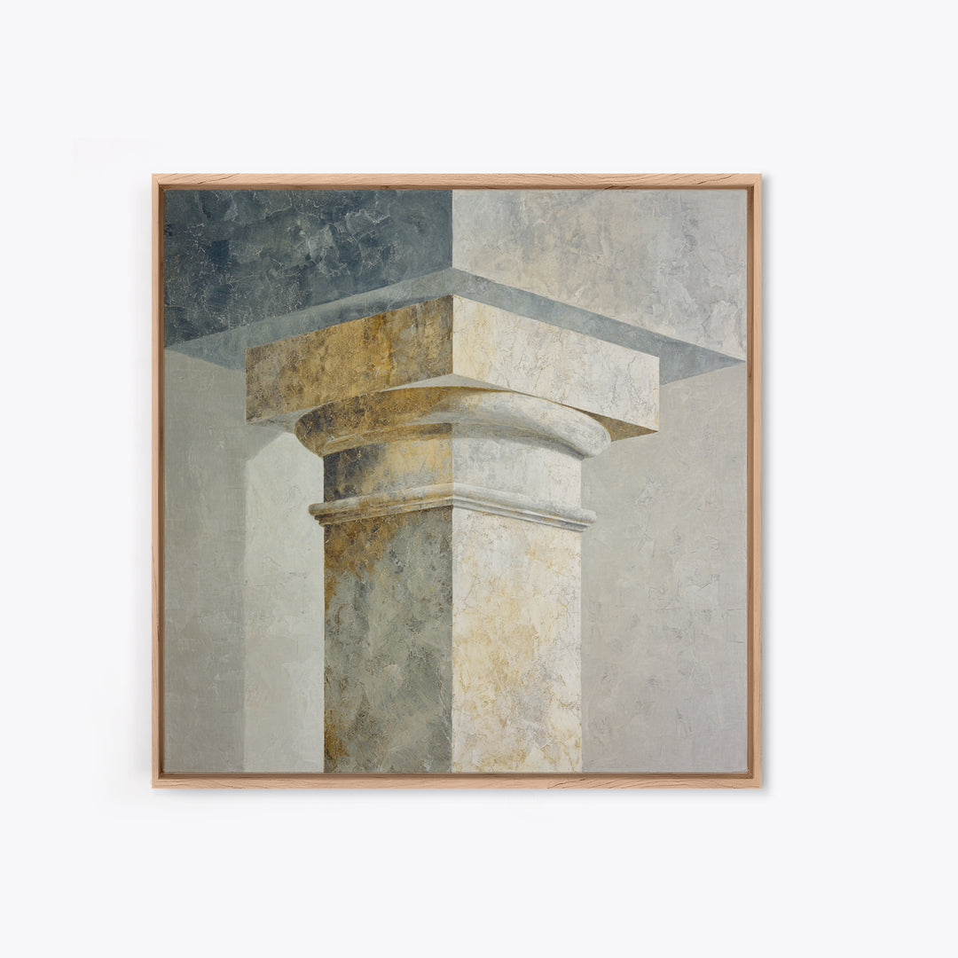 Marble Courthouse Column Study Without Building Scene Canvas Print, Law Office Art, Law School, Office Decor, Counsel, LOA-1x1-51