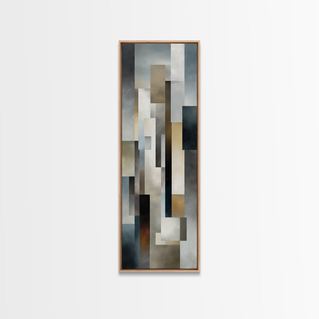 Balanced Geometric Forms Symbolizing Fairness Canvas Print, Law Office Art, Modern Decor, Office Decor, Fine Art, Counsel, LOA-1x3-17