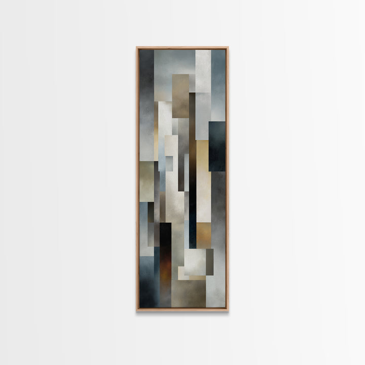 Balanced Geometric Forms Symbolizing Fairness Canvas Print, Law Office Art, Modern Decor, Office Decor, Fine Art, Counsel, LOA-1x3-17