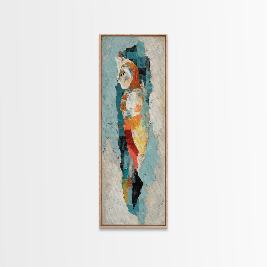 Architectural Arch and Column Abstraction Canvas Print, Law Office Art, Therapy Office Decor, Office Decor, Abstract Art, LOA-1x3-26