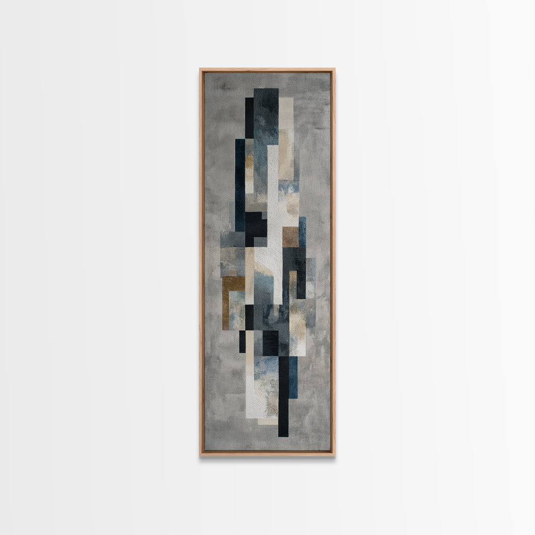 Balanced Geometric Forms Symbolizing Fairness Canvas Print, Law Office Art, Office Wall Decor, Office Decor, Abstract Art, LOA-1x3-89