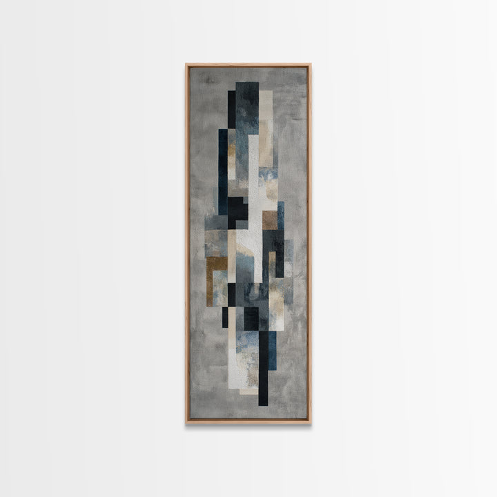 Balanced Geometric Forms Symbolizing Fairness Canvas Print, Law Office Art, Office Wall Decor, Office Decor, Abstract Art, LOA-1x3-89