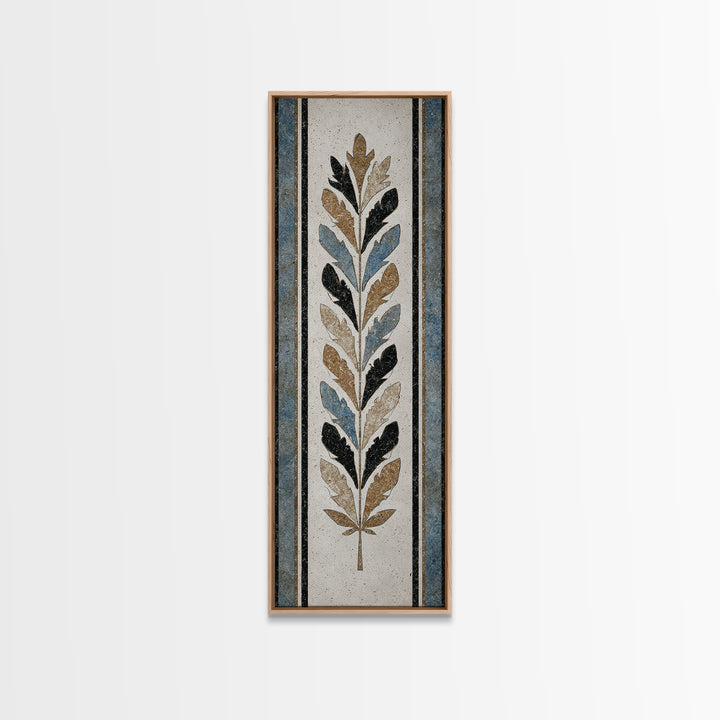 Roman Laurel Wreath Framed Canvas Print, Law Office Art, Printable Art, Office Decor, Fine Art, Counsel, Lawyer, Butterfly Art, LOA-1x3-92