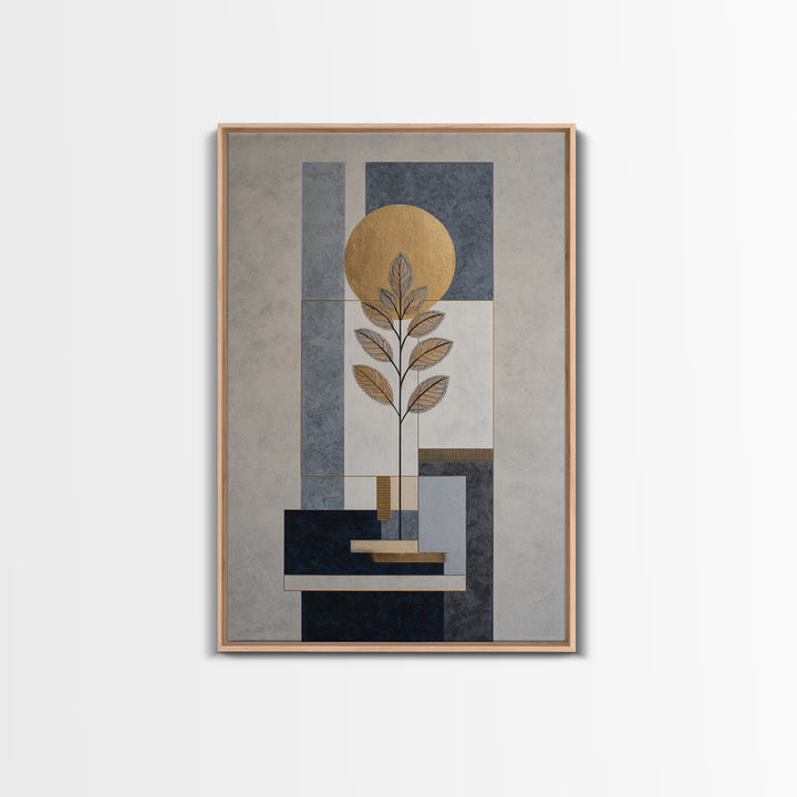 Minimal Line Drawing of Scales and Laurel Canvas Print, Law Office Art, Room Decor, Office Decor, Counsel, Printable Art, LOA-2x3-66