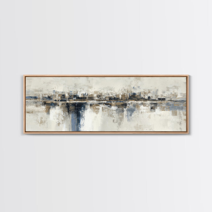 Balanced Geometric Forms Symbolizing Fairness Canvas Print, Law Office Art, Metal Wall Decor, Office Decor, Abstract Art, LOA-3x1-21