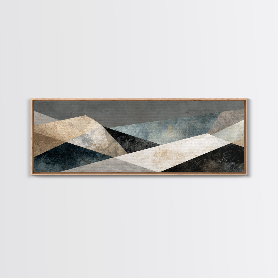 Balanced Geometric Forms Symbolizing Fairness Canvas Print, Law Office Art, Metal Wall Decor, Office Decor, Abstract Art, LOA-3x1-45