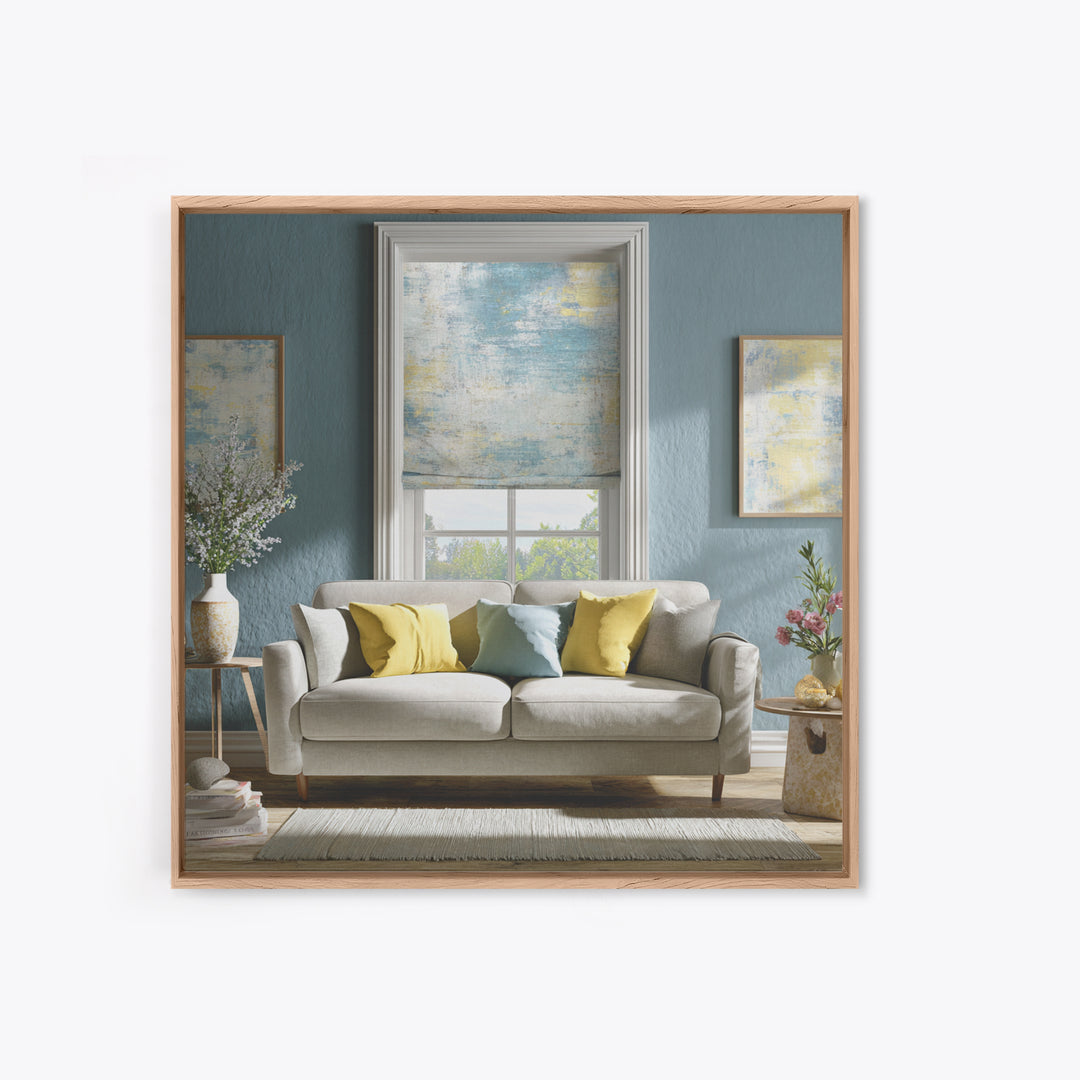 Linen Texture Abstract Canvas Print, Laundry Room Art, New Home Gift, Living Room Decor, Abstract Art, Clean, LRA-1x1-36
