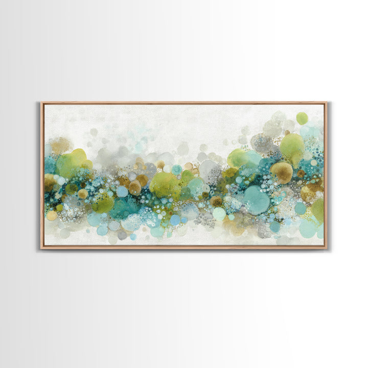 Abstract Suds and Bubbles Canvas Print, Laundry Room Art, Living Room Decor, Abstract Art, Clean, New Home Gift, LRA-2x1-66