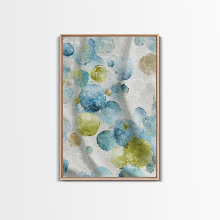 Abstract Suds and Bubbles Canvas Print, Laundry Room Art, Minimalist Decor, Living Room Decor, Abstract Art, Clean, LRA-2x3-54