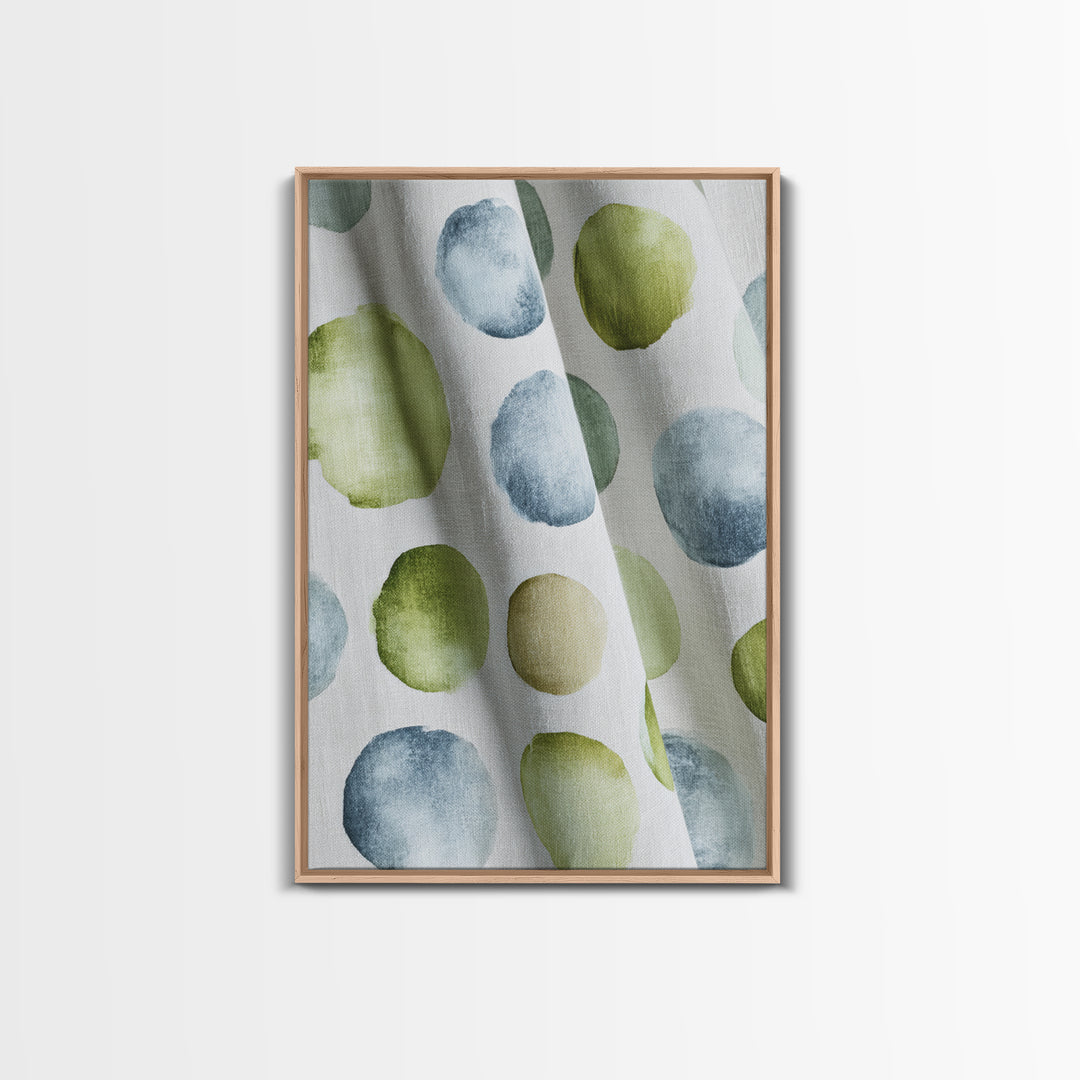 Soap Bubbles Rendered as Playful Abstract Circles Canvas Print, Laundry Room Art, Digital Wall Art, Living Room Decor, Clean, LRA-2x3-86