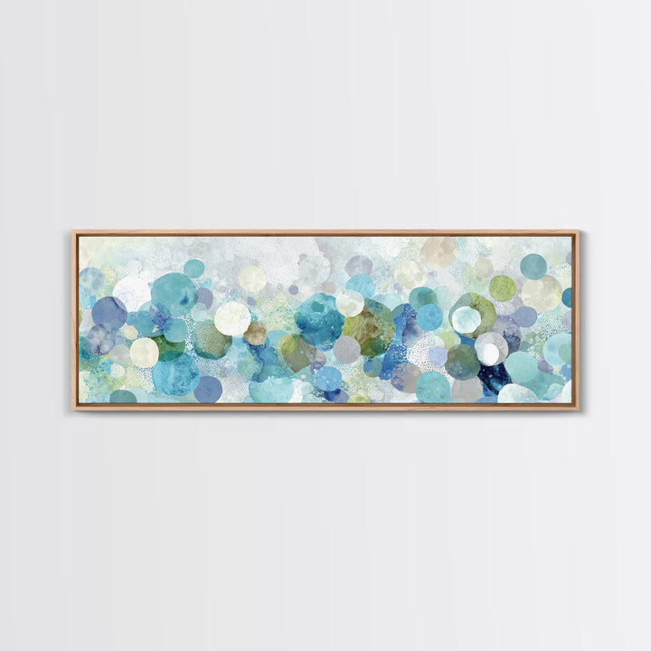 Abstract Suds and Bubbles Canvas Print, Laundry Room Art, Gallery Decor, Living Room Decor, Fine Art, Clean, Contemporary Art, LRA-3x1-62