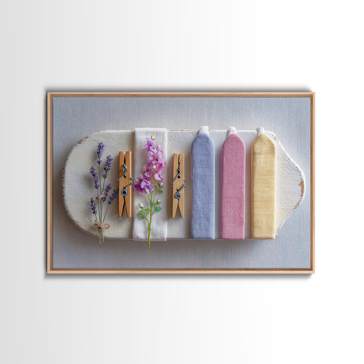 Ironing Board Still Life Canvas Print, Laundry Room Art, Retro Wall Art, Living Room Decor, Fine Art, Clean, Digital Art Print, LRA-3x2-52