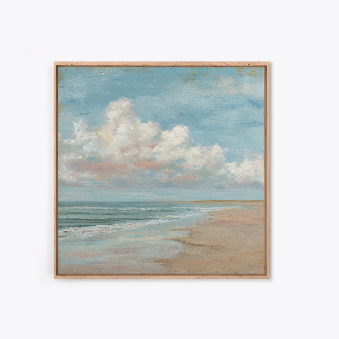 Hotel Coastal Landscape Canvas Print, Master Bedroom, Luxury Decor, Bedroom Decor, Fine Art, Sanctuary, Wedding Decor, MAS-1x1-45