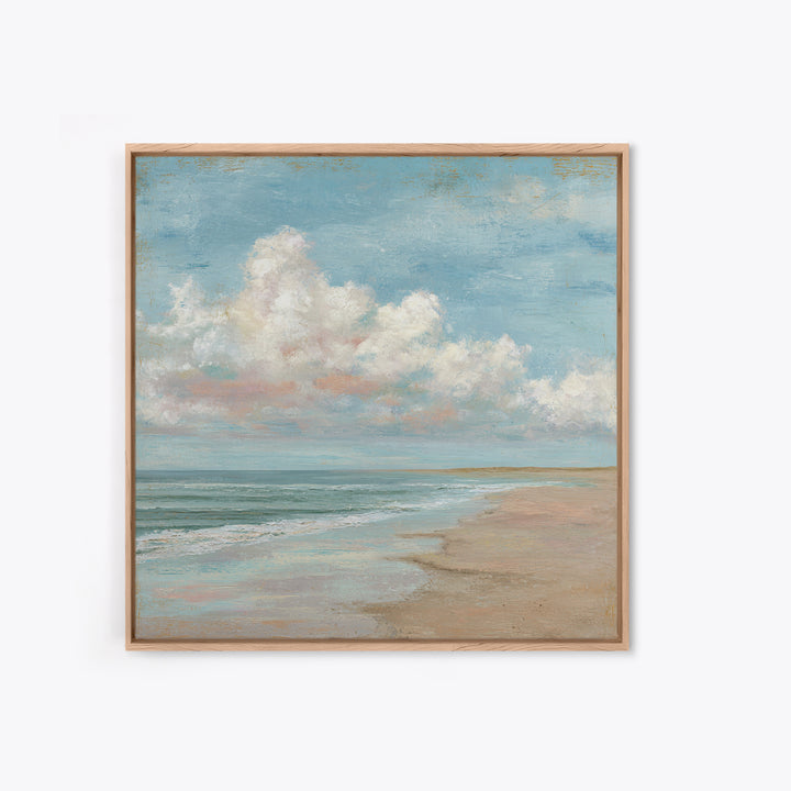 Hotel Coastal Landscape Canvas Print, Master Bedroom, Luxury Decor, Bedroom Decor, Fine Art, Sanctuary, Wedding Decor, MAS-1x1-45
