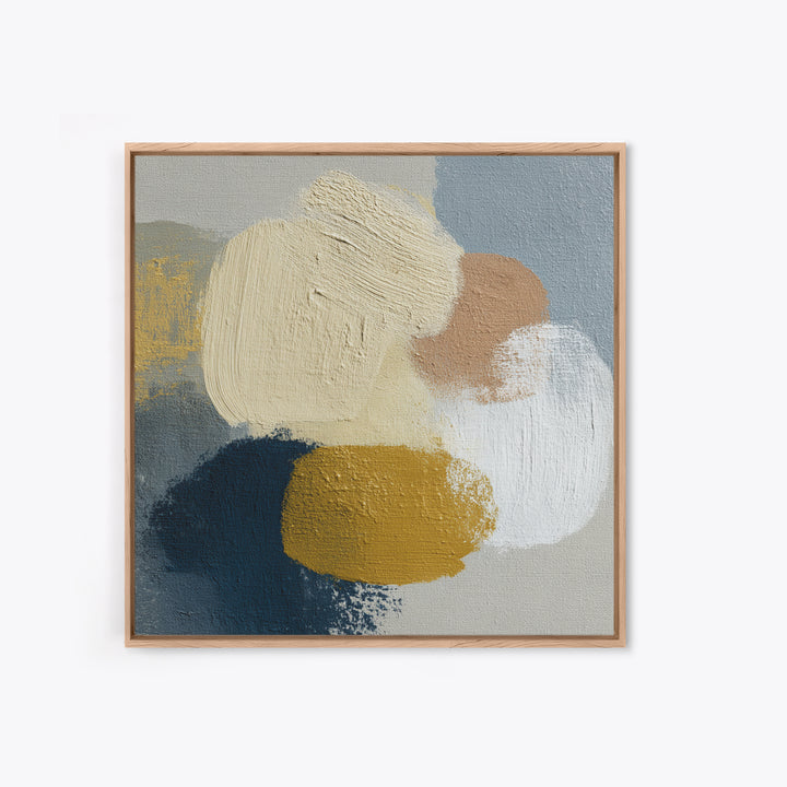 Soft Abstract Linen Texture Framed Canvas Print, Master Bedroom, Over Bed Wall Art, Bedroom Decor, Abstract Art, Sanctuary, MAS-1x1-51