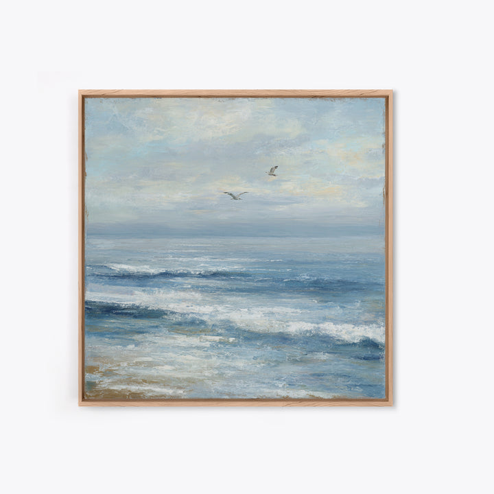 Hotel Coastal Landscape Canvas Print, Master Bedroom, Luxury Decor, Bedroom Decor, Fine Art, Sanctuary, Wedding Decor, MAS-1x1-69