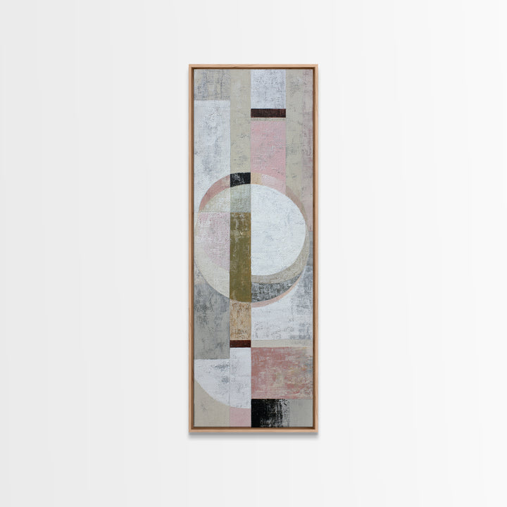 Soft Abstract Linen Texture Framed Canvas Print, Master Bedroom, Canvas Print, Bedroom Decor, Sanctuary, Above Bed Wall Art, MAS-1x3-15