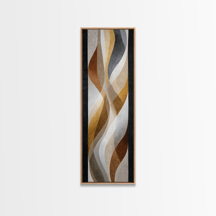 Abstract Wave Forms Canvas Print, Master Bedroom, Wall Art Prints, Bedroom Decor, Abstract Art, Sanctuary, Farmhouse Wall Art, MAS-1x3-32