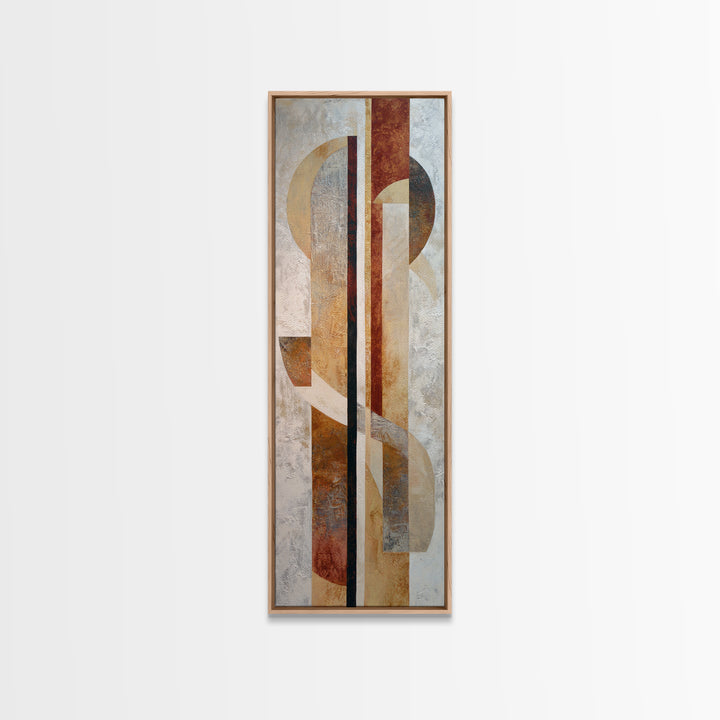 Large Cream Abstract Framed Canvas Print, Master Bedroom, Textured Painting, Bedroom Decor, Abstract Art, Sanctuary, Wall Decal, MAS-1x3-53