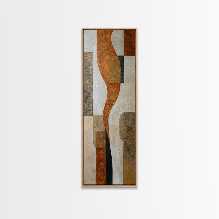 Soft Abstract Linen Texture Canvas Print, Master Bedroom, Over Bed Wall Art, Bedroom Decor, Abstract Art, Sanctuary, MAS-1x3-63