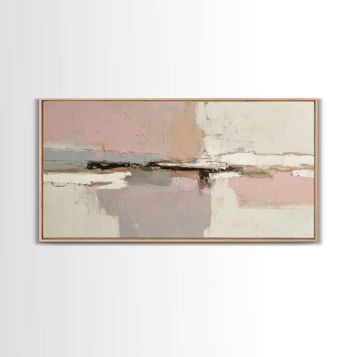 Minimal Two Figure Line Drawing Framed Canvas Print, Master Bedroom, Bedroom Decor, Fine Art, Sanctuary, Living Room Prints, MAS-2x1-25