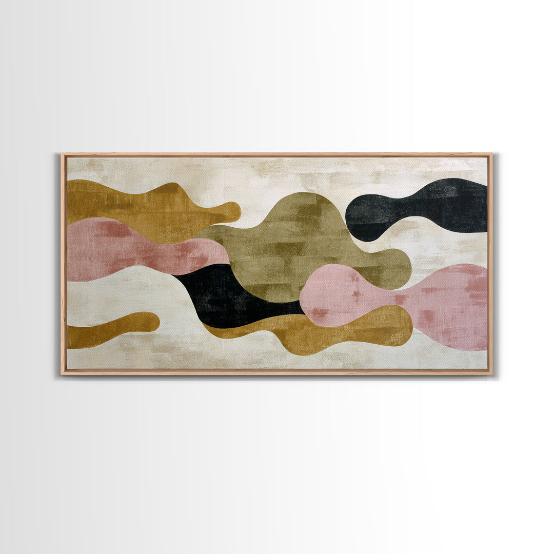 Abstract Wave Forms Canvas Print, Master Bedroom, Bedroom Decor, Fine Art, Sanctuary, Living Room Prints, Wall Decor Bedroom, MAS-2x1-64