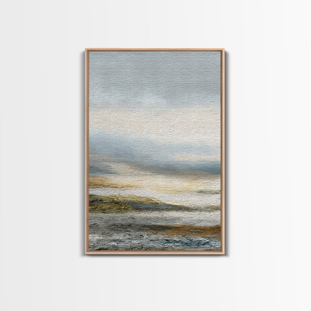 Soft Mountain Ridge Canvas Print, Master Bedroom, Bedroom Wall Art, Bedroom Decor, Oil Painting, Sanctuary, Signs for Home, MAS-2x3-45