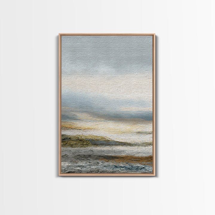 Soft Mountain Ridge Canvas Print, Master Bedroom, Bedroom Wall Art, Bedroom Decor, Oil Painting, Sanctuary, Signs for Home, MAS-2x3-45