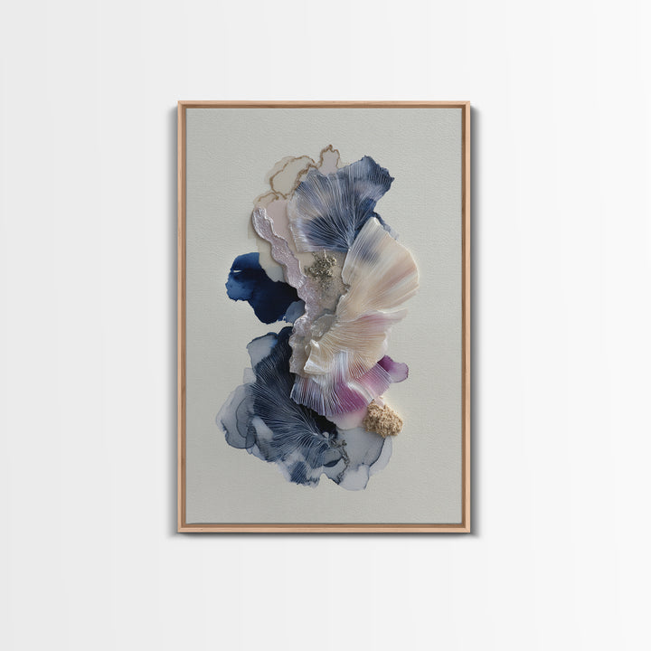 Tonal Floral Diptych Framed Canvas Print, Master Bedroom, Wall Decor, Bedroom Decor, Fine Art, Sanctuary, Farmhouse Wall Decor, MAS-2x3-46