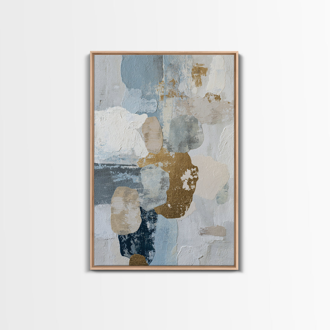 Minimal Stone Shapes Canvas Print, Master Bedroom, Bedroom Prints, Bedroom Decor, Abstract Art, Sanctuary, Gallery Decor, MAS-2x3-96
