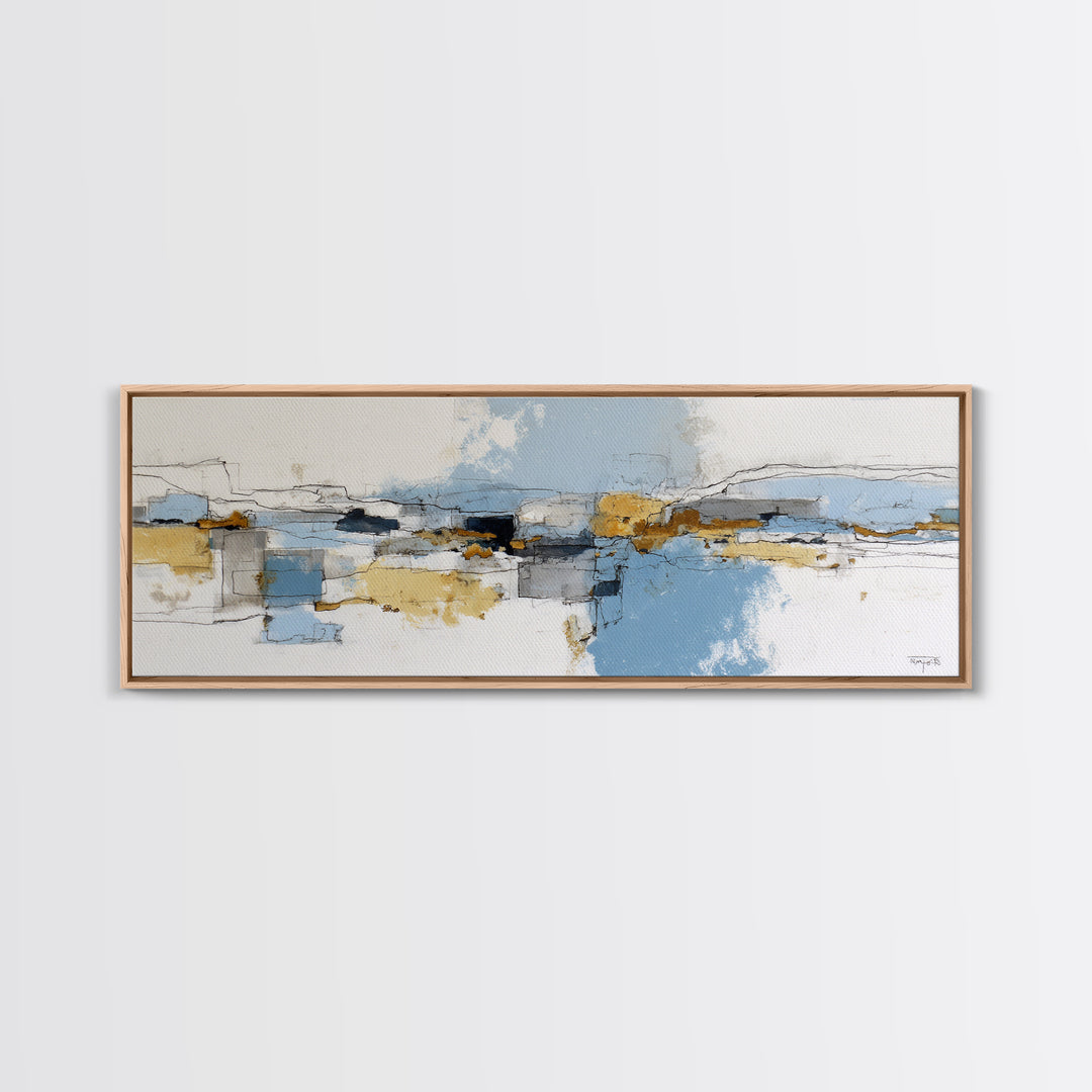Minimal Two Figure Line Drawing Canvas Print, Master Bedroom, Signs for Home, Bedroom Decor, Fine Art, Sanctuary, Luxury Decor, MAS-3x1-21