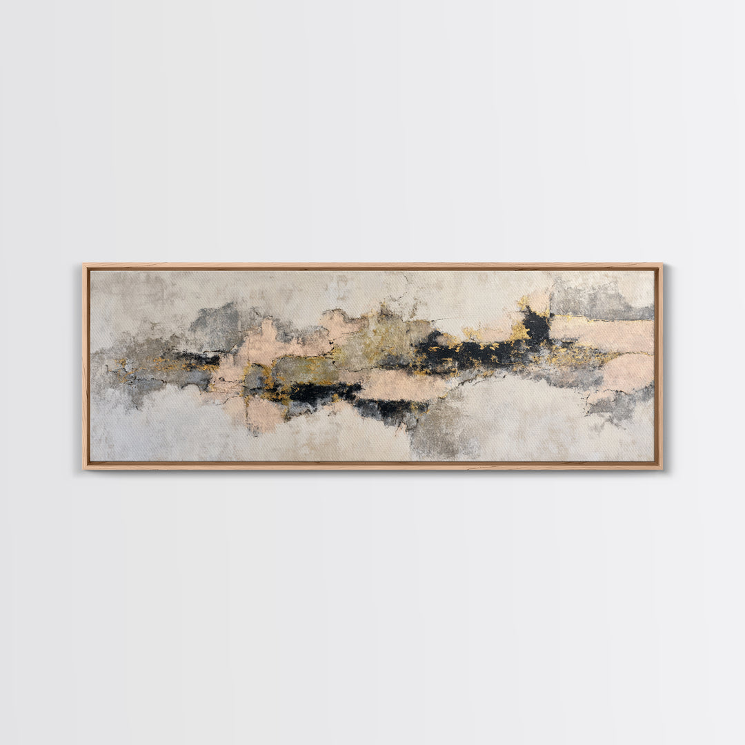 Soft Abstract Linen Texture Canvas Print, Master Bedroom, Bedroom Decor, Abstract Art, Sanctuary, Bedroom Prints, MAS-3x1-43
