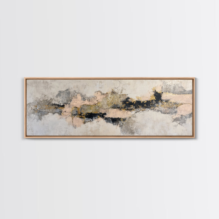 Soft Abstract Linen Texture Canvas Print, Master Bedroom, Bedroom Decor, Abstract Art, Sanctuary, Bedroom Prints, MAS-3x1-43