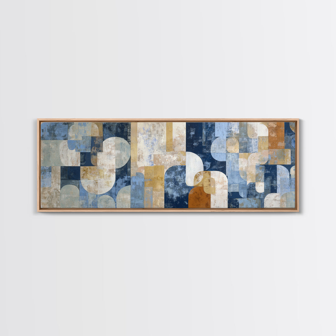 Soft Abstract Linen Texture Framed Canvas Print, Master Bedroom, Canvas Print, Bedroom Decor, Sanctuary, Above Bed Wall Art, MAS-3x1-67
