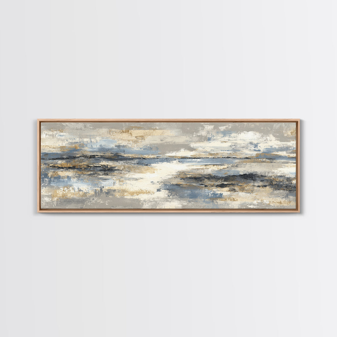 Minimal Stone Shapes Canvas Print, Master Bedroom, Bedroom Decor, Abstract Art, Sanctuary, Minimalist Wall Art, MAS-3x1-80