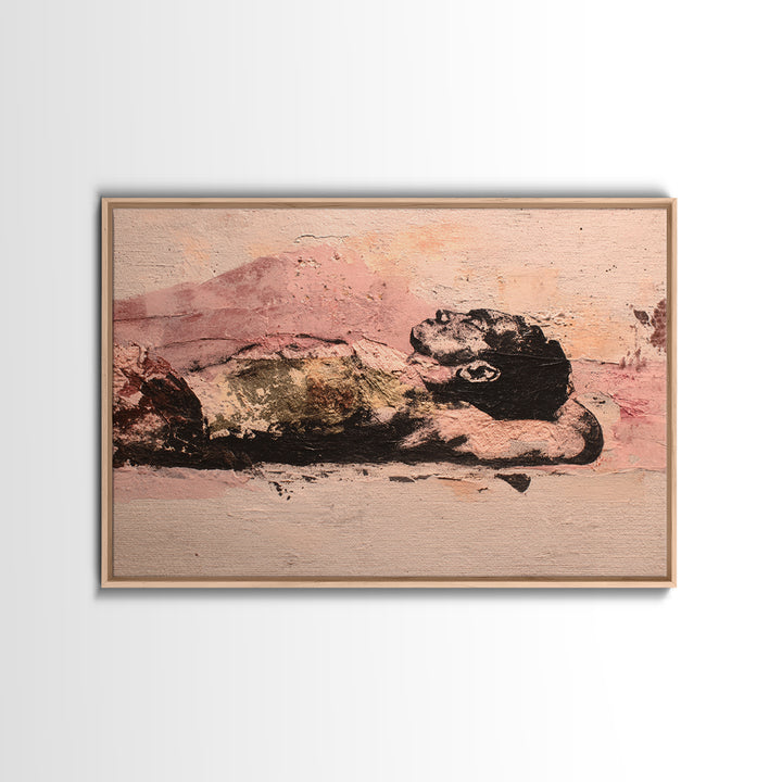 Classical Reclining Figure Implied Through Line Art Canvas Print, Master Bedroom, Printable Art, Bedroom Decor, Sanctuary, MAS-3x2-2