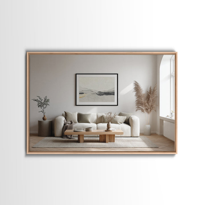Minimal Two Figure Line Drawing Canvas Print, Master Bedroom, Vinyl Wall Decal, Bedroom Decor, Fine Art, Sanctuary, MAS-3x2-33
