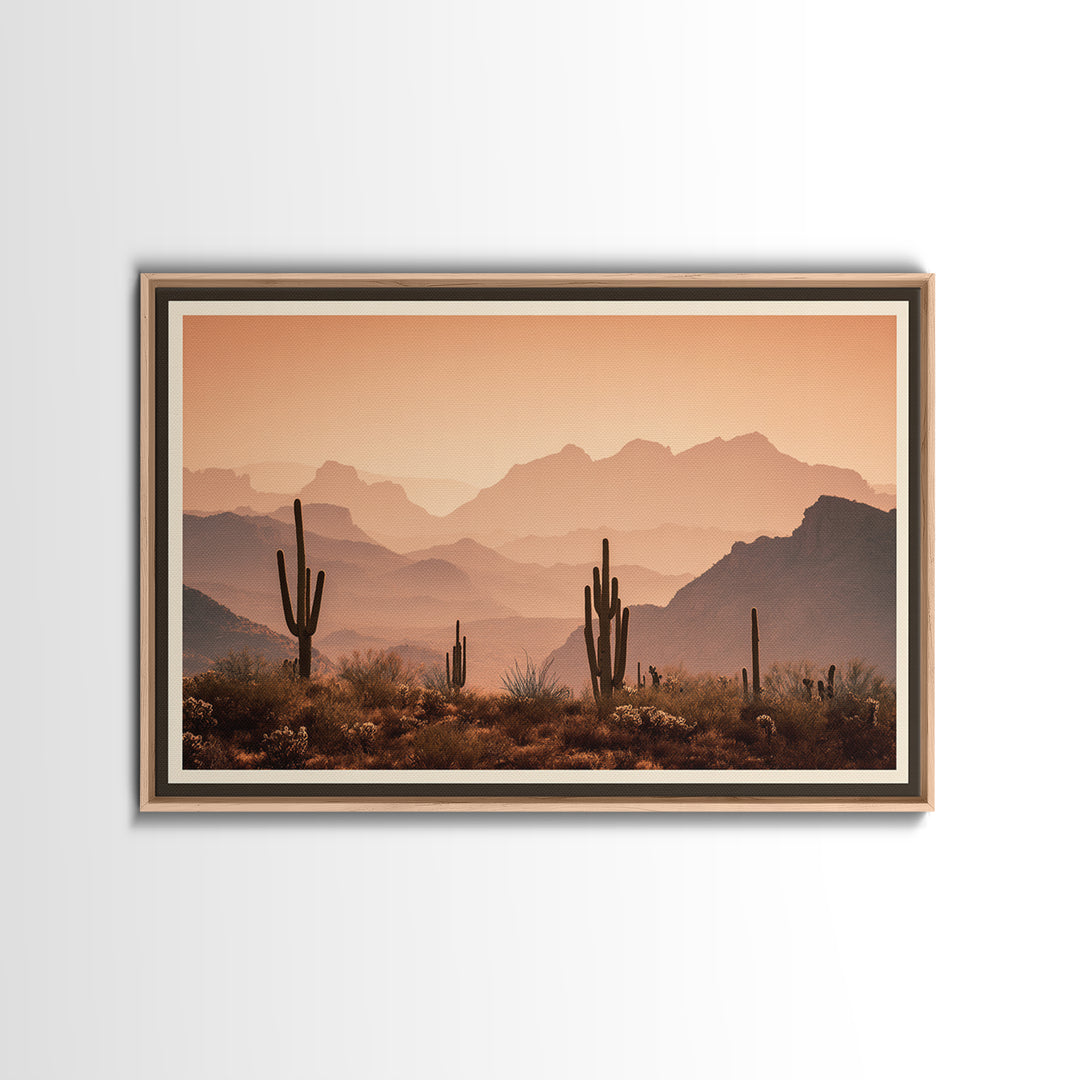 Quiet Desert Dusk Canvas Print, Master Bedroom, Bedroom Prints, Bedroom Decor, Sanctuary, Gallery Decor, Neutral Decor, MAS-3x2-62