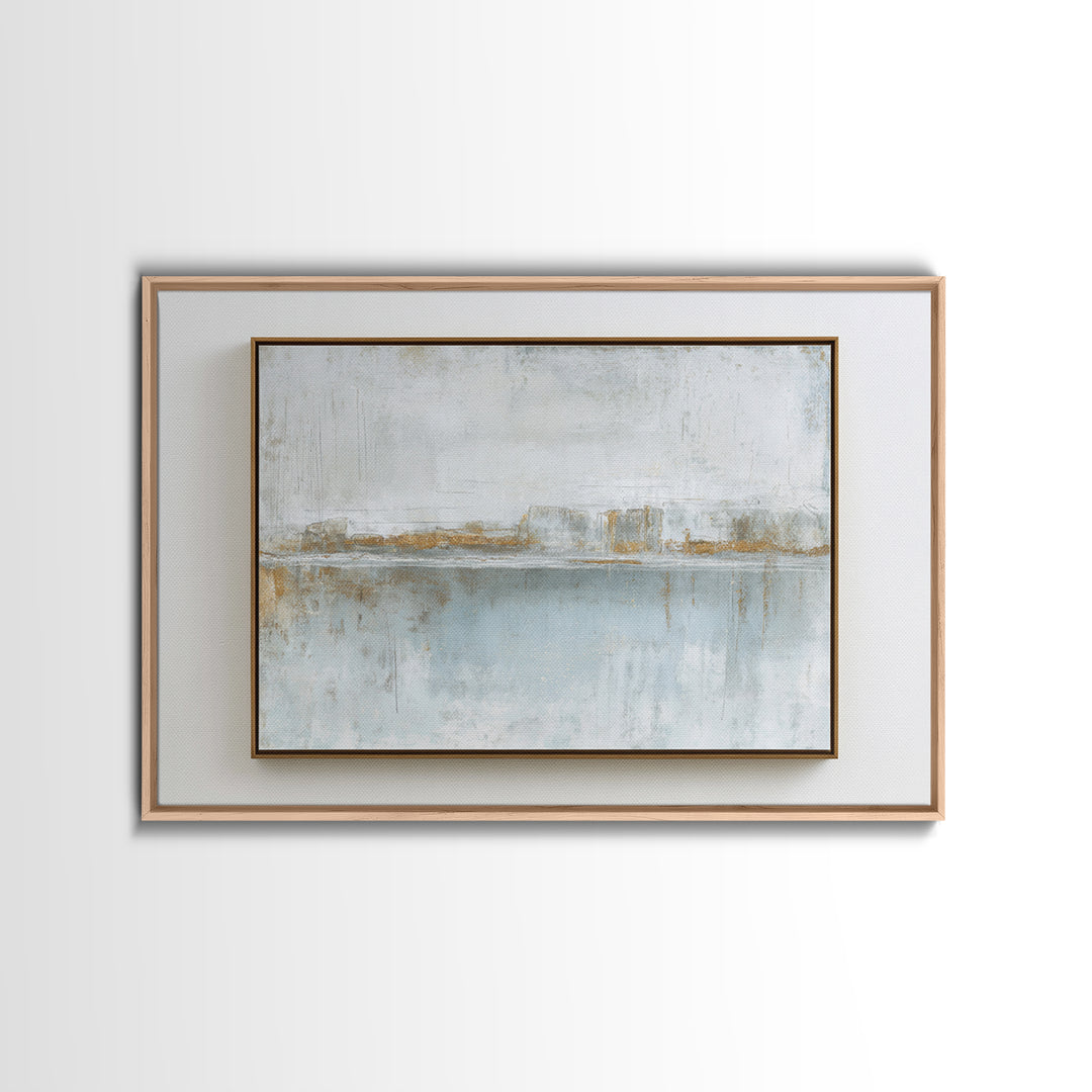 Minimal Two Figure Line Drawing Framed Canvas Print, Master Bedroom, Fine Art Print, Bedroom Decor, Oil Painting, Sanctuary, MAS-3x2-81