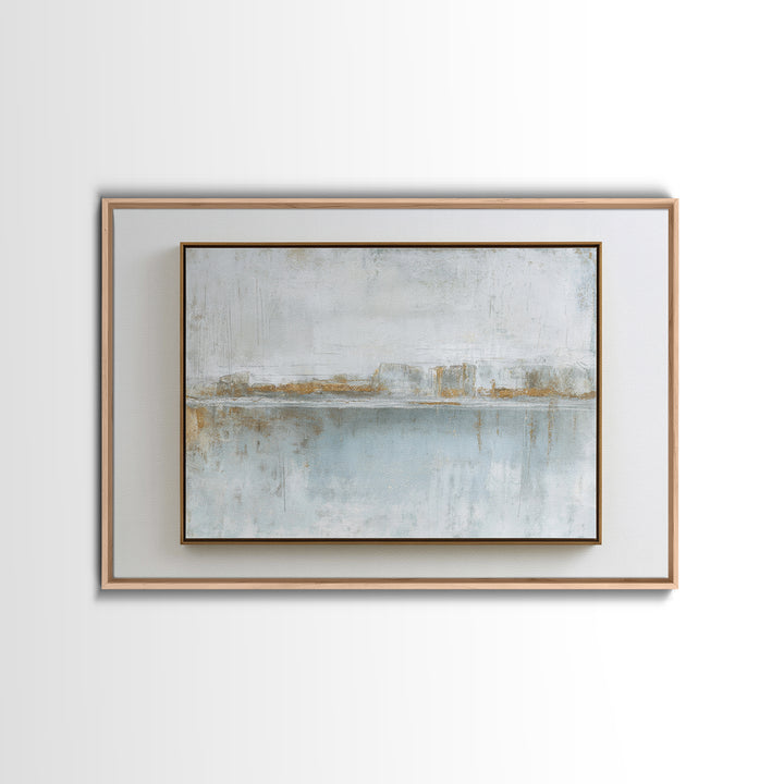 Minimal Two Figure Line Drawing Framed Canvas Print, Master Bedroom, Fine Art Print, Bedroom Decor, Oil Painting, Sanctuary, MAS-3x2-81