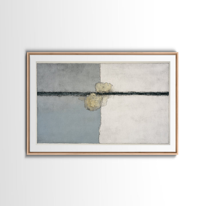 Minimal Two Figure Line Drawing Framed Canvas Print, Master Bedroom, Wall Art Bedroom, Bedroom Decor, Fine Art, Sanctuary, MAS-3x2-9