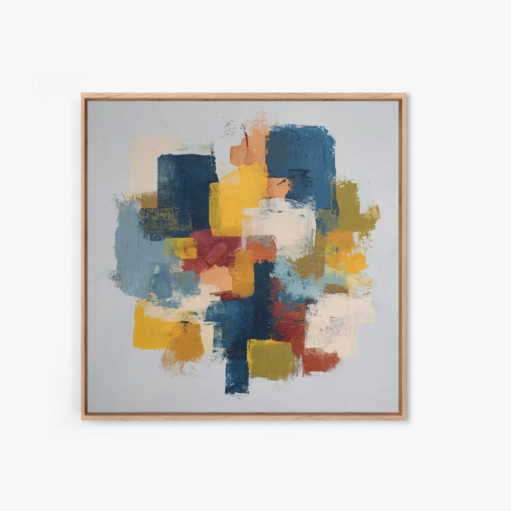 Chaotic Joyful Abstract Canvas Print, Maximalist Art, Modern Decor, Living Room Decor, Abstract Art, Maximal, Wall Decor, MAX-1x1-94