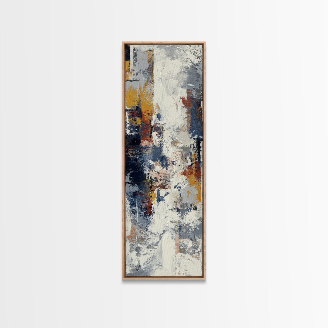 Chaotic Joyful Abstract Canvas Print, Maximalist Art, Retro Wall Art, Living Room Decor, Abstract Art, Maximal, MAX-1x3-10