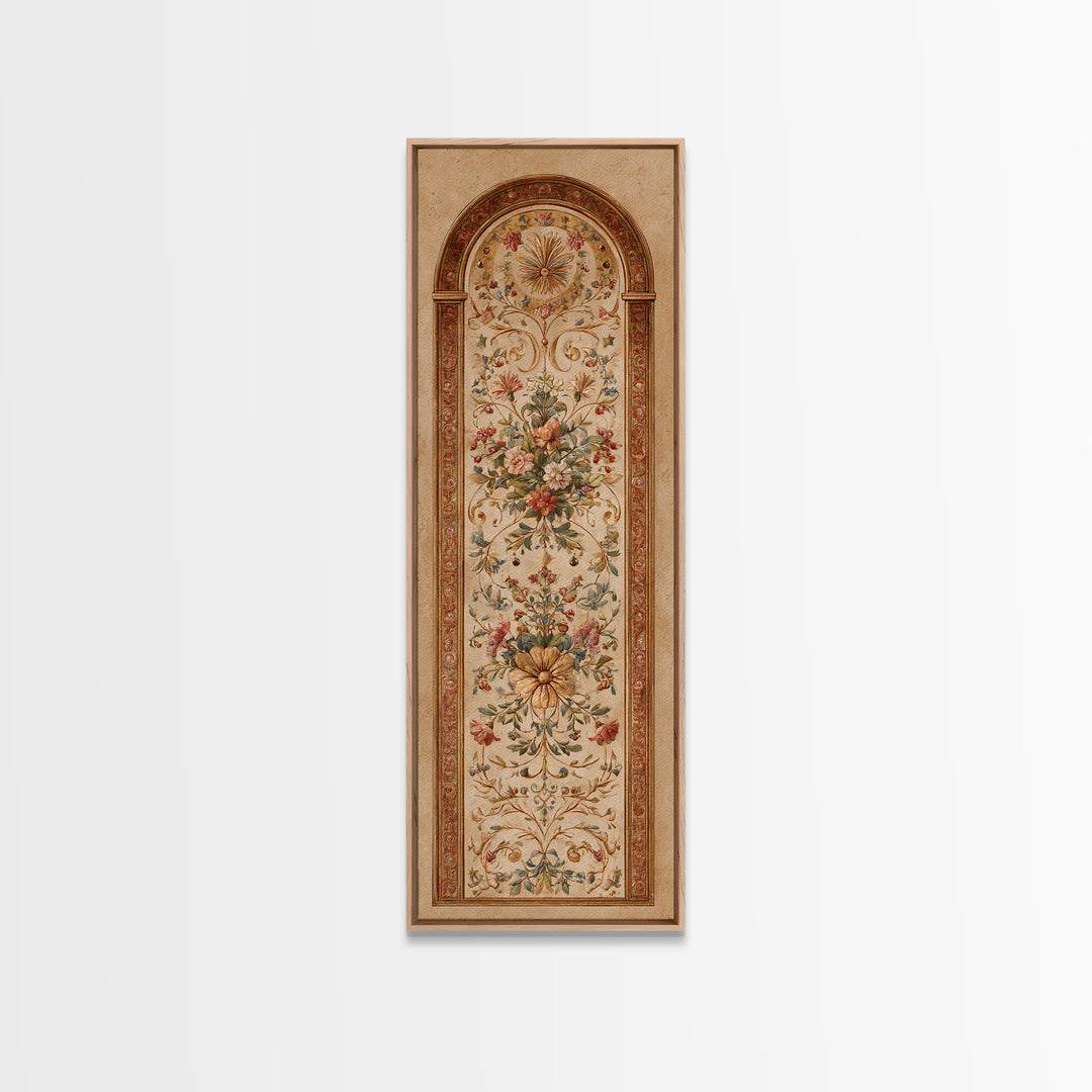 Ornamental Arch Filled Canvas Print, Maximalist Art, Original Art, Living Room Decor, Fine Art, Maximal, Modern Wall Art, MAX-1x3-7